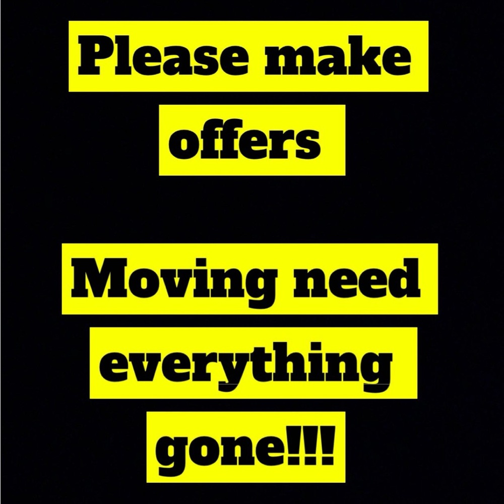 Moving Sale !!
